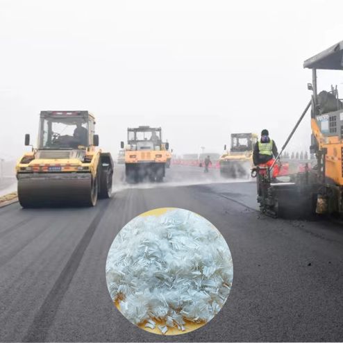 for highway Concrete Fibers for Driveway Polyethylene terephthalate (PET)