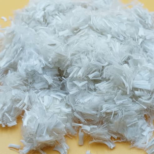 Man-made fibers for Roadway pet fibers road use